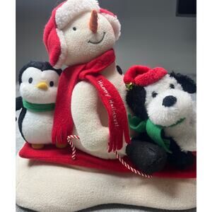 Hallmark 2007 Jingle Pals‎ Snowman Sleigh Ride Musical Animated Tested and works